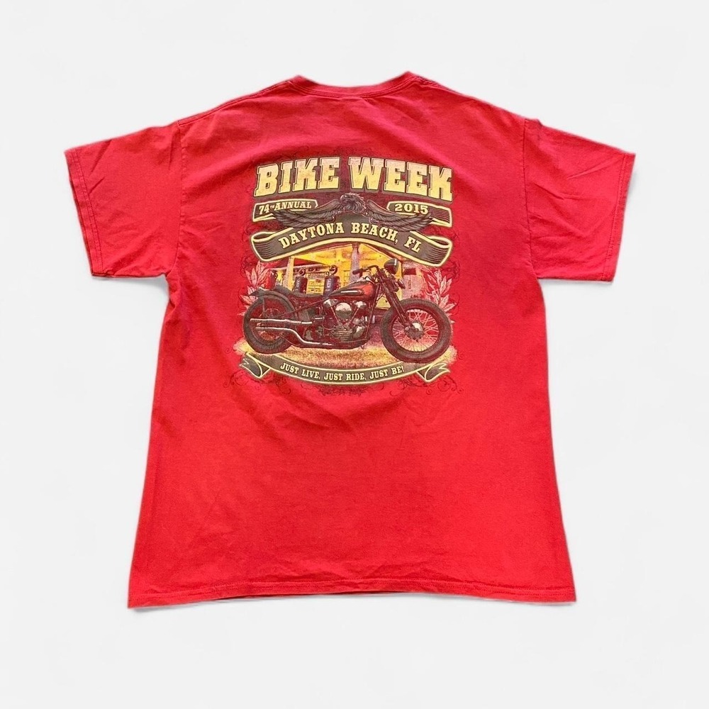 Y2k 2015 bike week 74th‎ annual Daytona beach Florida motorcycle Tshirt